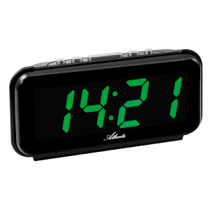 Réveil LED, grand écran, LED verte Altanta - PR2608/6