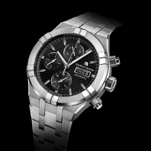 AIKON Automatic Chronograph 44mm tout acier AI6038-SS002-330-1