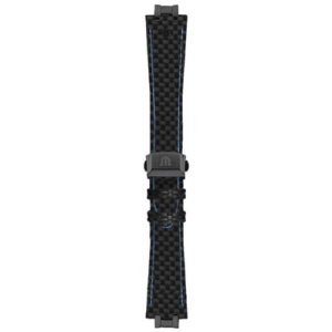 Bracelet cuir de vachette noir Aikon 24mm ML740-005094 Maurice Lacroix