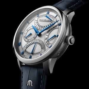 MASTERPIECE Triple Retrograde 43mm cuir façon alligator MP6538-SS001-110-1