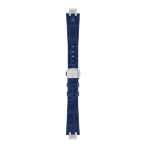 Bracelet cuir de veau imprimé alligator bleu Aikon 20mm ML800-005045 Maurice Lacroix