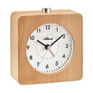 Réveil design en bois Atlanta - lumière - répétition - PR3140