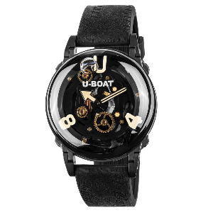 Montre U-65 3355 44mm noir rubber noir PVD