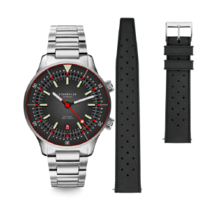 Montre MERION AUTOMATIQUE - Noir/Rouge S02-ME03-SET