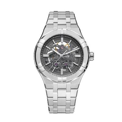 AIKON Automatic Skeleton grise 42mm AI6008-SS002-030-1