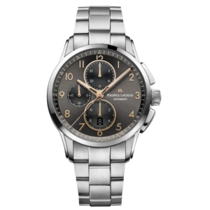 PONTOS Chronograph 43mm tout acier PT6388-SS002-321-1