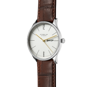 BERLIN argenté cuir marron S01-BE10-HE05