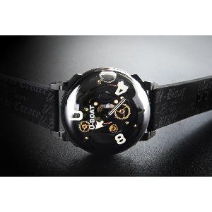 Montre U-65 3355 44mm noir rubber noir PVD