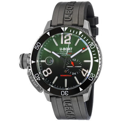 Montre SOMMERSO 9520 46mm verte acier