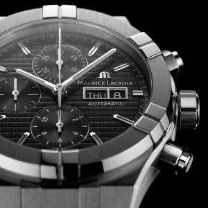 AIKON Automatic Chronograph 44mm tout acier AI6038-SS002-330-1