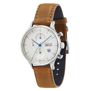 Montre Van der Rohe Barcelona Chrono DuFa blanche DF9021-05