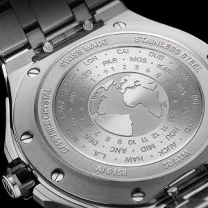 AIKON Automatic Venturer GMT 43mm Montre de plongée - AI6158-SS00F-130-A