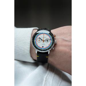 Montre HAMBURG CHRONO regatta - mokka S01-HC36-VI22