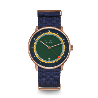 NAOS Argo Bronze vert foncé or nato bleu S01-NAX48-FI08