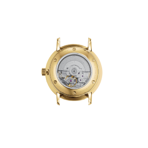 NAOS XS auto acier or rose cuir noir S02-ND13-KL20