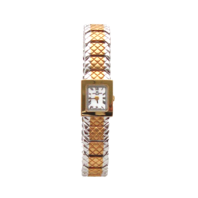 Montre femme quartz plaqué or bicolore  - Jaquet Girard Z204.120