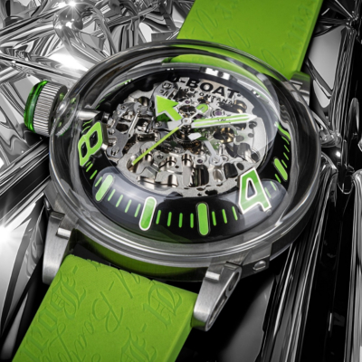 Montre U-65 3344 Automatique 44mm verte acier 