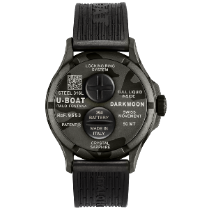 Montre DARKMOON 9553 44mm noire PVD camouflage