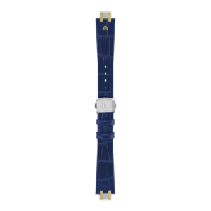 Bracelet cuir de veau imprimé alligator bleu Aikon 20mm ML800-005044 Maurice Lacroix