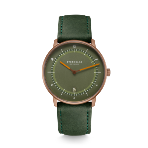 Montre NAOS Edition 1905 Quartz cuir vert S01-NAT35-MO26