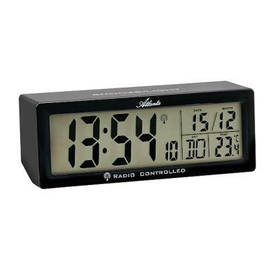 Réveil radio-piloté Atlanta - date -température - PR1892/7