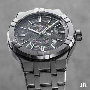 AIKON Automatic Skeleton grise 42mm AI6008-SS002-030-1