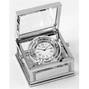 Pendulette marine Crystal Box argentée HR350635/2 Jaccard