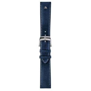 Bracelet cuir de vachette bleu Eliros 20mm ML740-005088 Maurice Lacroix