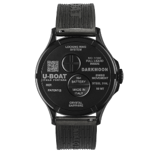 Montre DARKMOON 2028 46.5mm PVD noir cadran bleu 25ème anniversaire
