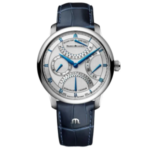 MASTERPIECE Triple Retrograde 43mm cuir façon alligator MP6538-SS001-110-1