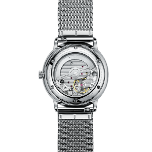 Montre NAOS/A AUTOMATIQUE noir argent - Bracelet milanais argent S02-NA03-MI04