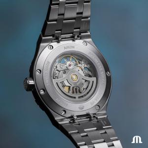 AIKON Automatic Skeleton grise 42mm AI6008-SS002-030-1