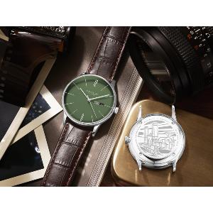 Montre BERLIN vert olive S01-BE08-HE04