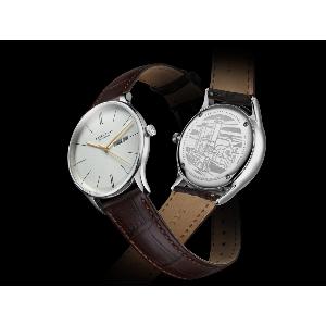 BERLIN argenté cuir marron S01-BE10-HE05