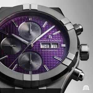 AIKON Automatic Chronograph Titanium violet 44mm AI6038-TT032-430-1