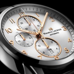 PONTOS Chronograph 43mm tout acier PT6388-SS002-220-1