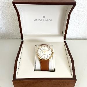 Montre Junghans Meister Telemeter 027/5382.00 bracelet cuir brun