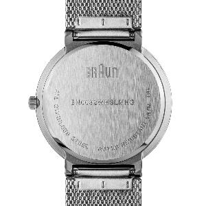 Montre Braun Classic 40 mm BN0032WHSLMHG maille milanaise argentée