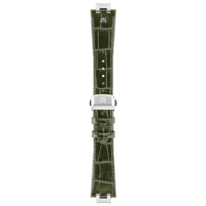 Bracelet cuir de veau imprimé alligator vert Aikon 24mm ML800-005049 Maurice Lacroix