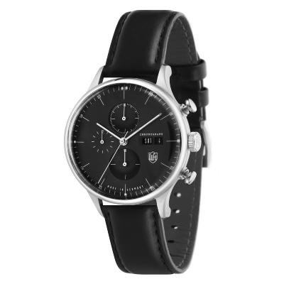 Montre Van der Rohe Barcelona Chrono DuFa noire DF9021-01