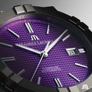 AIKON Automatic Date Titanium violet 42mm AI6008-TT032-430-1