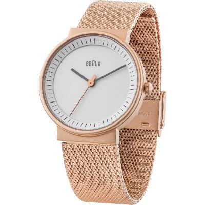 Montre Braun Classic 32 mm BN0031RGMHL maille milanaise rosé