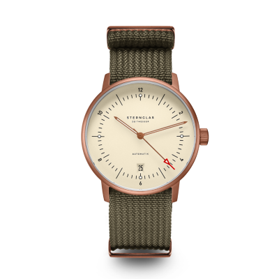 NAOS auto Alabster bronze nato vert S02-NA42-FI05
