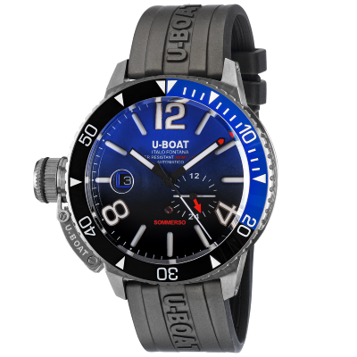 Montre SOMMERSO 9519 46mm bleue acier