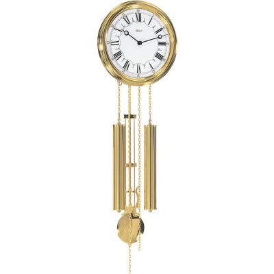 Pendule murale quartz dorée à poids Hermle HG60992-002214