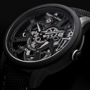 Montre Maurice Lacroix Label Noir ayant des rubis